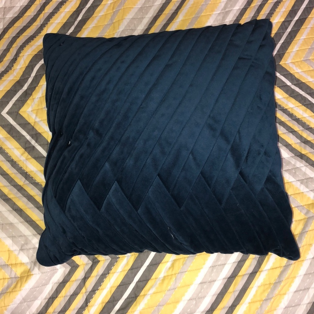 Soft blue pillow